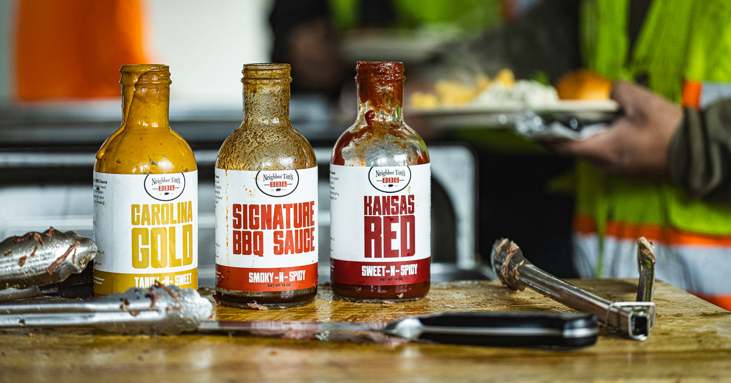 Neighbor Tim's Trio Pack BBQ Sauces